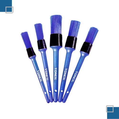 KIT DE 5 CEPILLOS PARA DETALLADO EXTERIOR