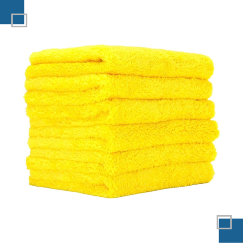 Toalla De Microfibra VONIXX Toalla De Microfibra Premium 40 x 40 Sin Bordes Especial Para Ceras en Spray 2 Piezas